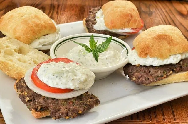 Gyros no prato