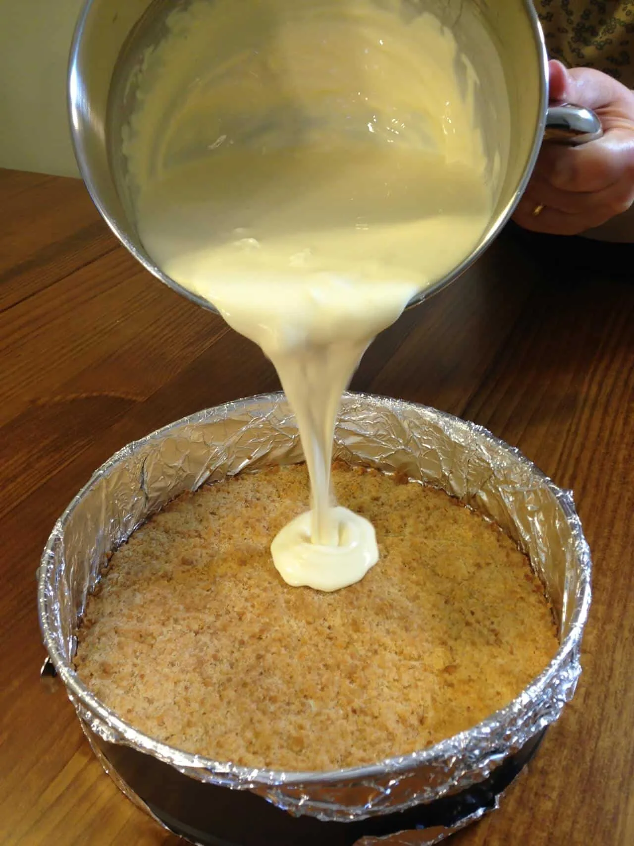 Etapa 4 da receita do cheesecake