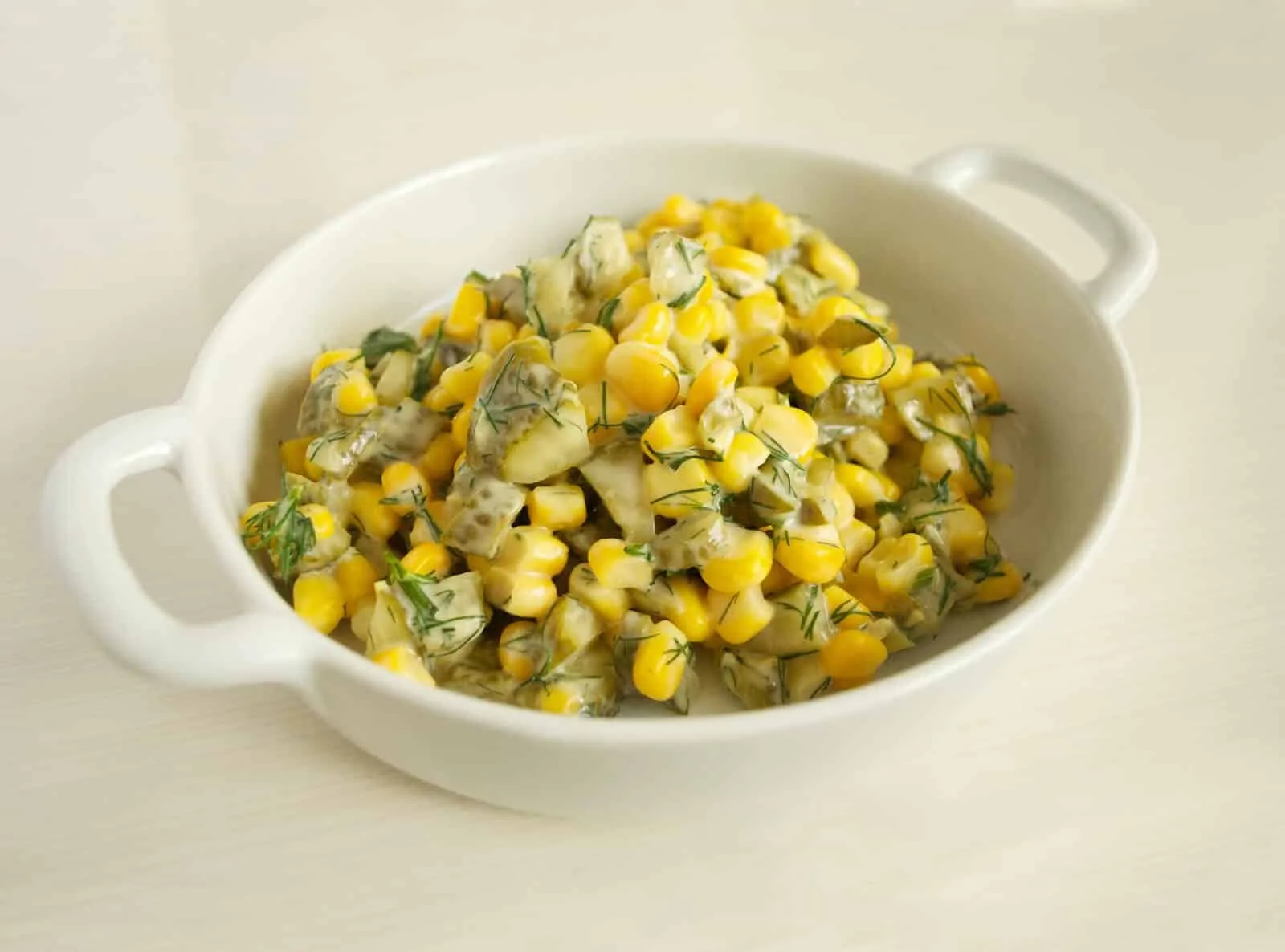 Salada de milho doce