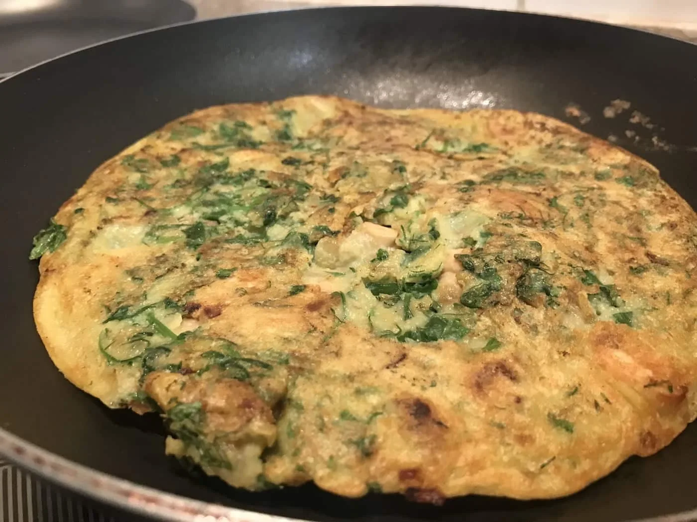 Receita de Omelete Vegano