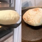 Imagens dos duas pães, das duas técnicas dessa receita